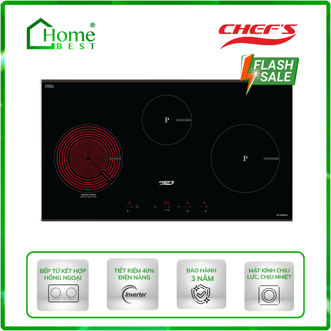 Bếp từ kết hợp hồng ngoại Chefs EH-MIX544P