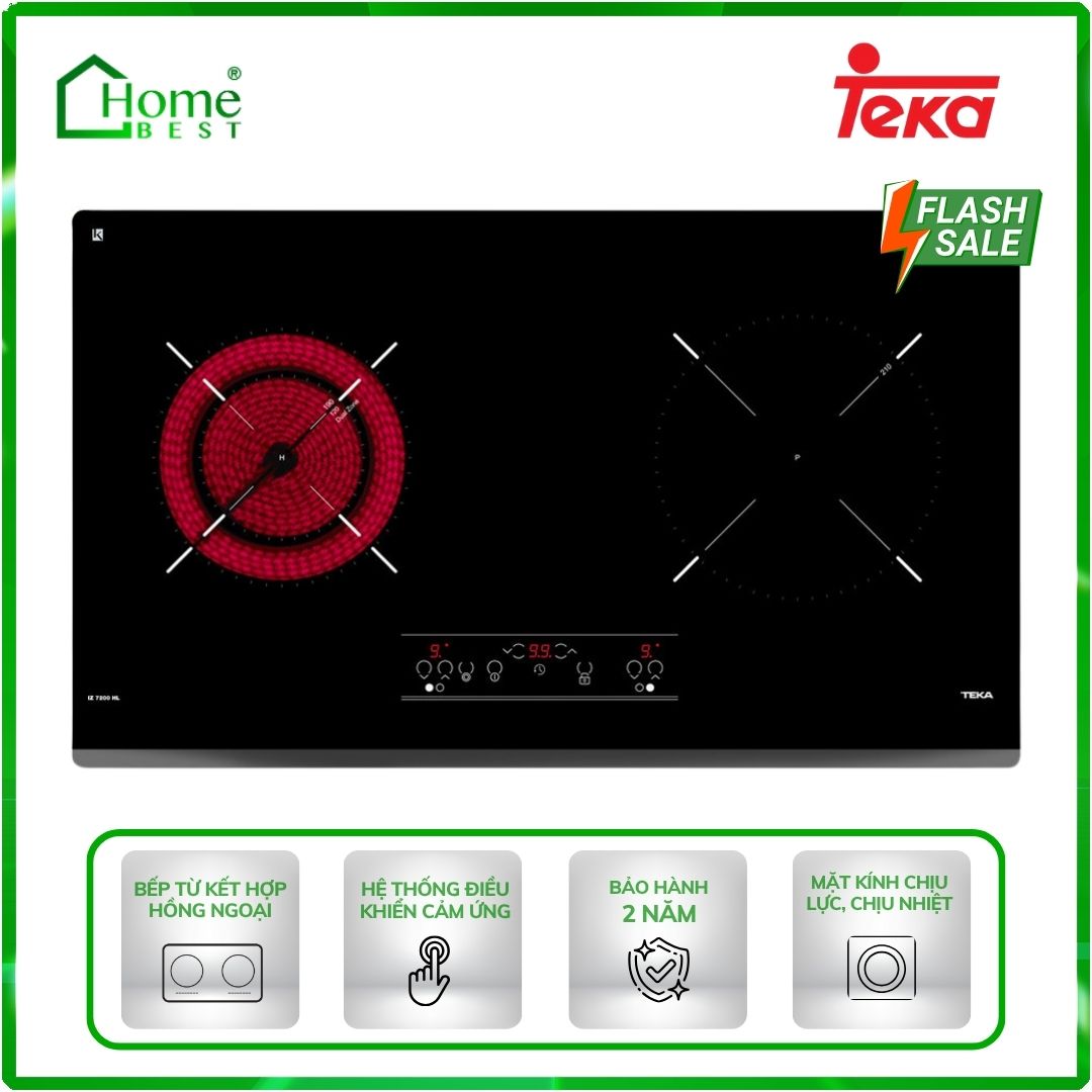 Bếp từ kết hợp hồng ngoại Teka IZ 7200 HL