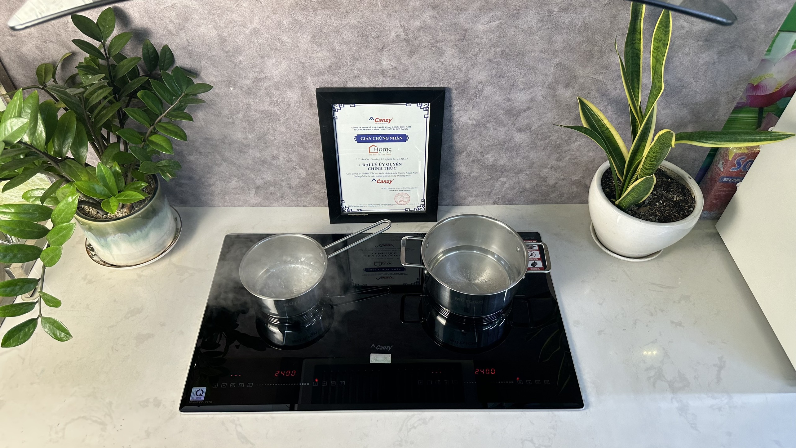 Bếp từ đôi Canzy CZ 77T8