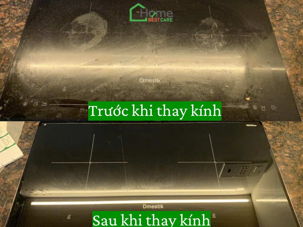 Thay mặt kính bếp điện từ Dmestik