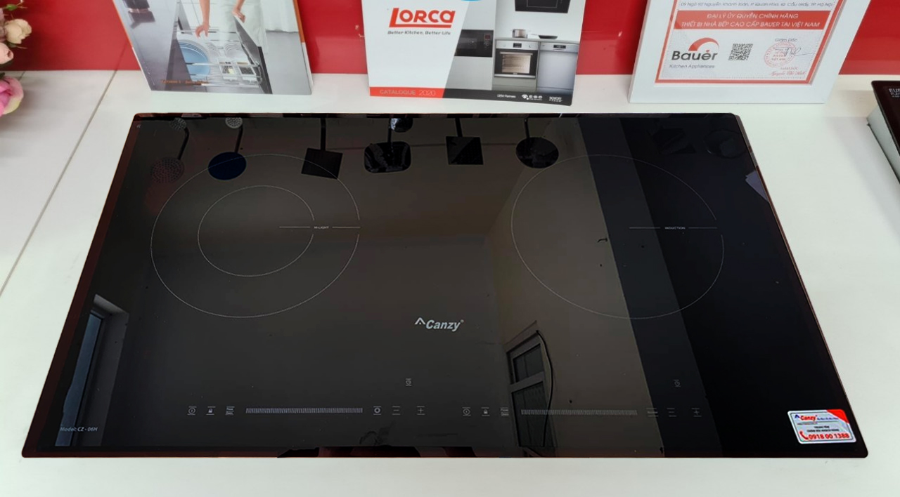 (Combo) Bếp từ kết hợp hồng ngoại Canzy CZ-06H