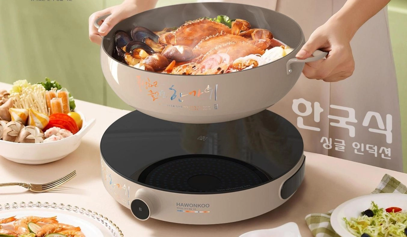 Bếp từ đơn kèm nồi Hawonkoo CEH-101-I
