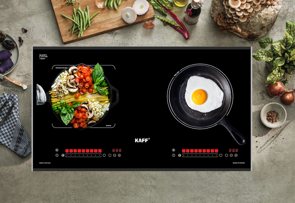 (Combo) Bếp từ kết hợp hồng ngoại Kaff KF-EG902IH