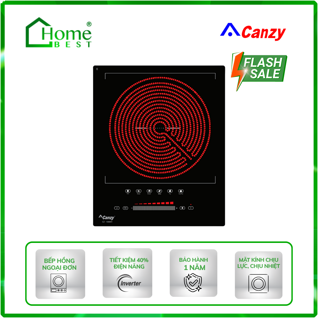 Bếp hồng ngoại đơn Canzy CZ-1088IH