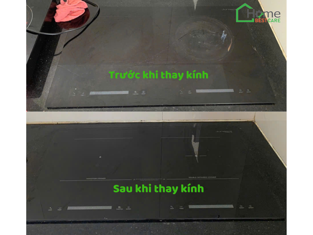 Thay mặt kính bếp điện từ Junger