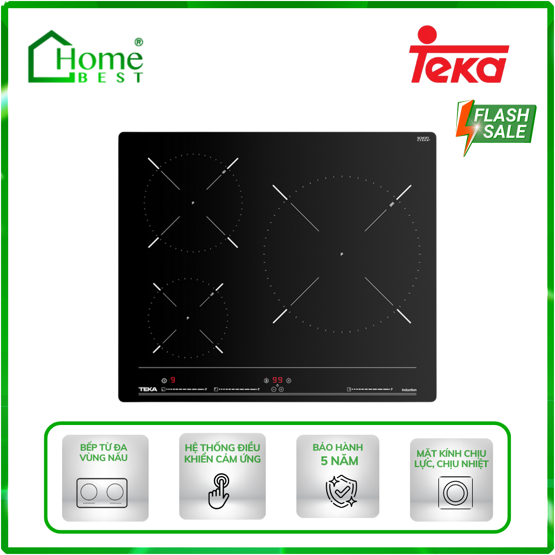 Bếp từ 3 vùng nấu Teka IBC 63010 BK MSS