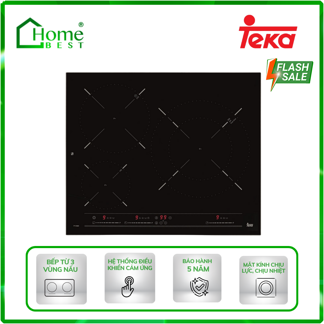 Bếp từ 3 vùng nấu Teka IR 6320