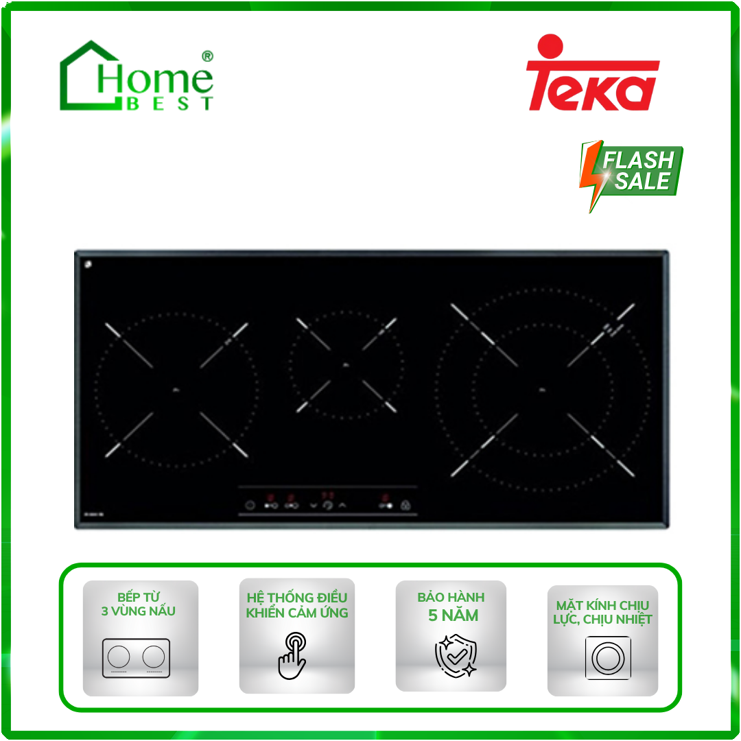 Bếp từ 3 vùng nấu Teka IR 8300 HS