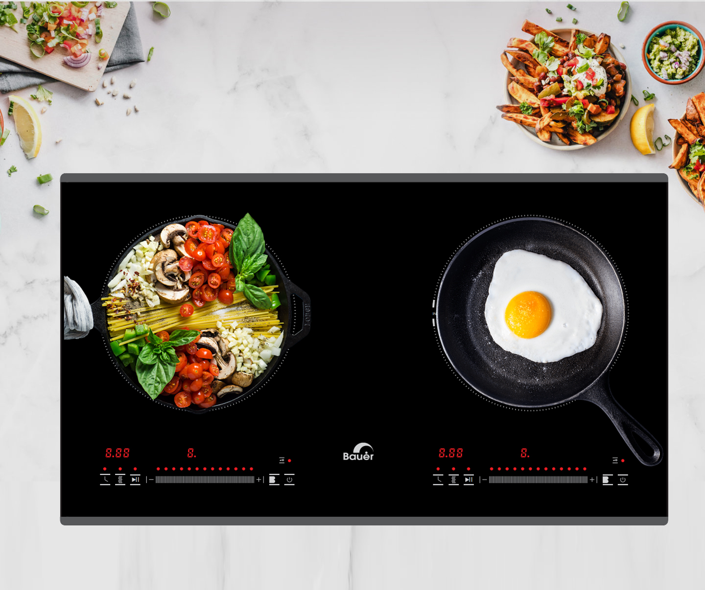 Bếp từ đôi Bauer BE 32SR