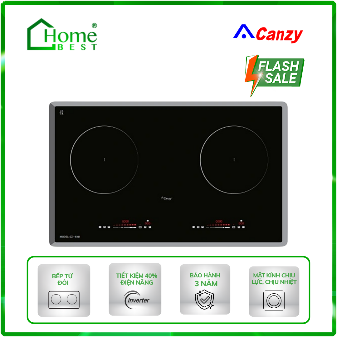 Bếp từ đôi Canzy CZ-930I