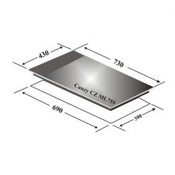 (Combo) Bếp từ đôi Canzy CZ-ML759