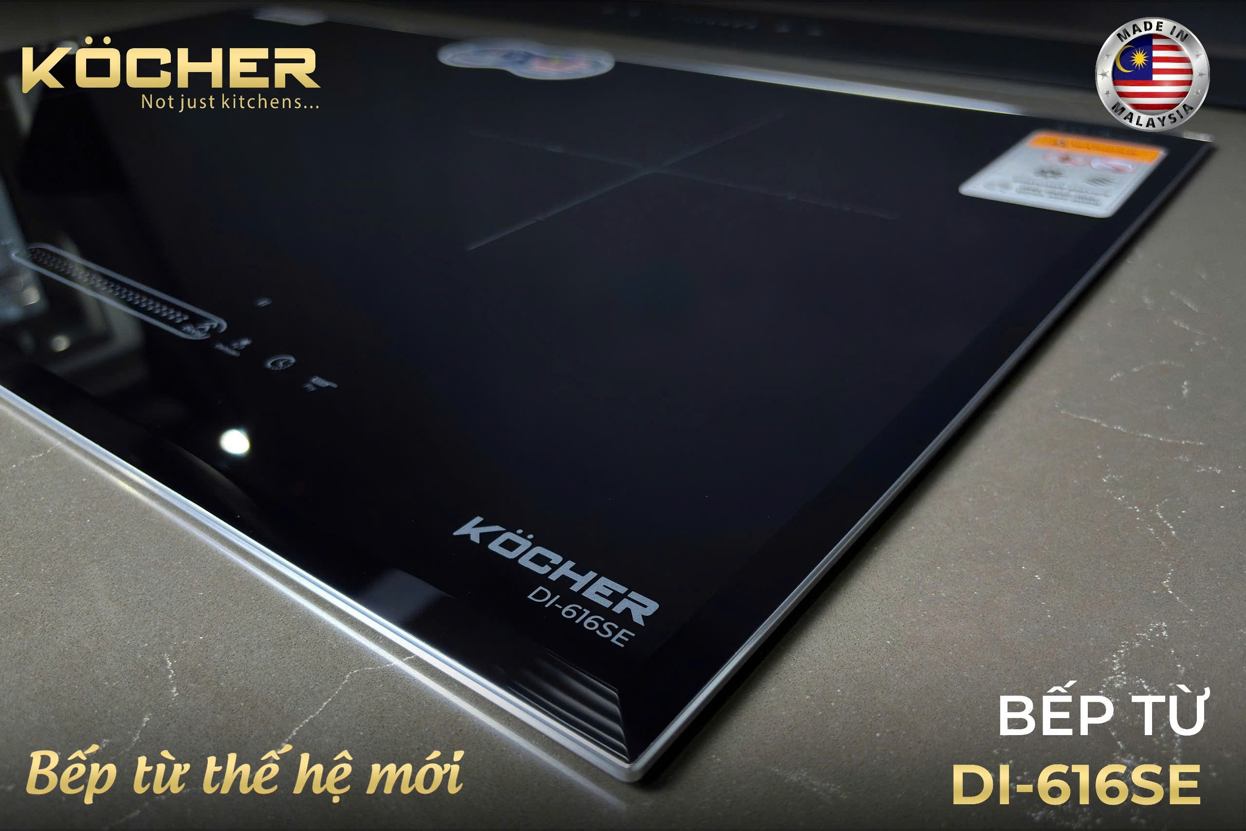 Bếp từ đôi Kocher DI-616SE