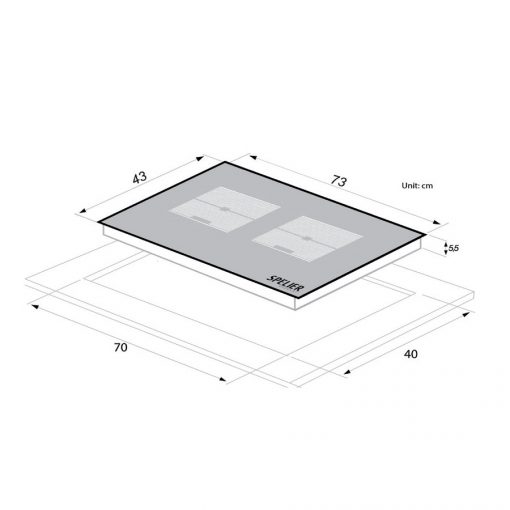(Combo) Bếp từ đôi Spelier SPM - 828I Plus
