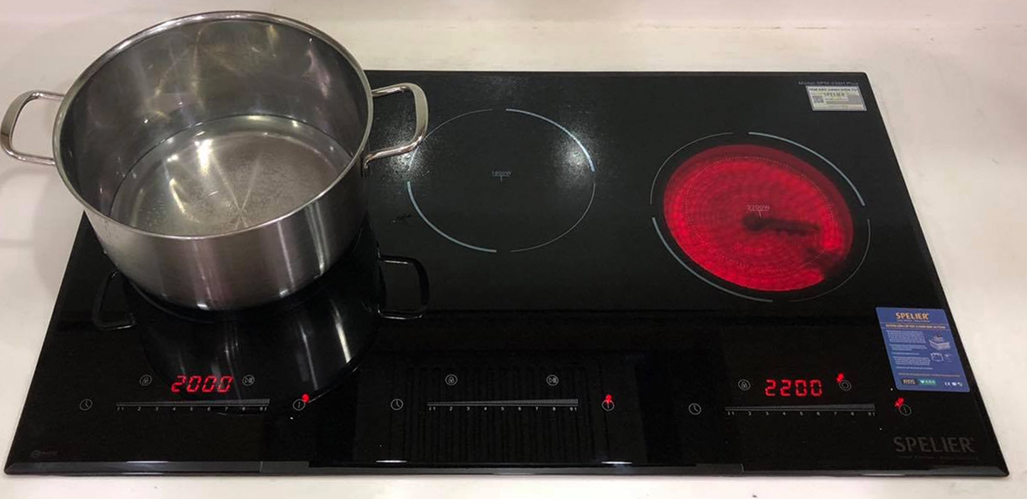 Bếp từ kết hợp hồng ngoại Spelier SPM-938H Plus