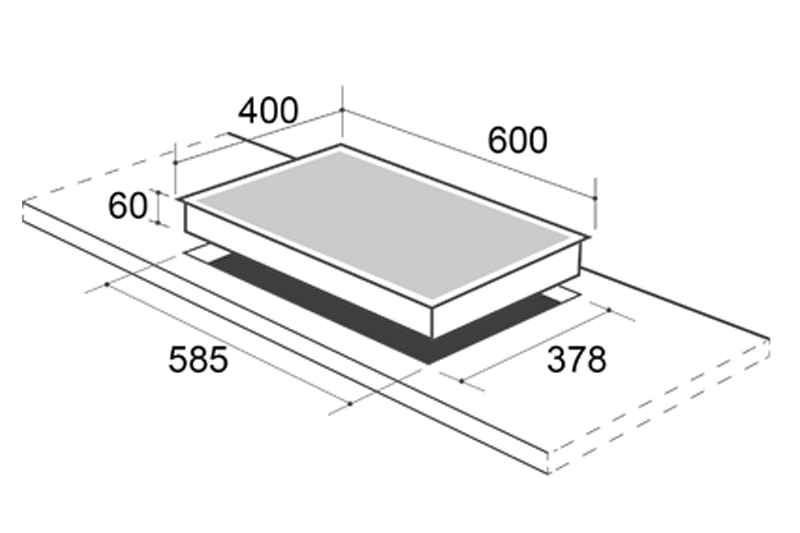 Bếp từ đôi Dusler DL 620