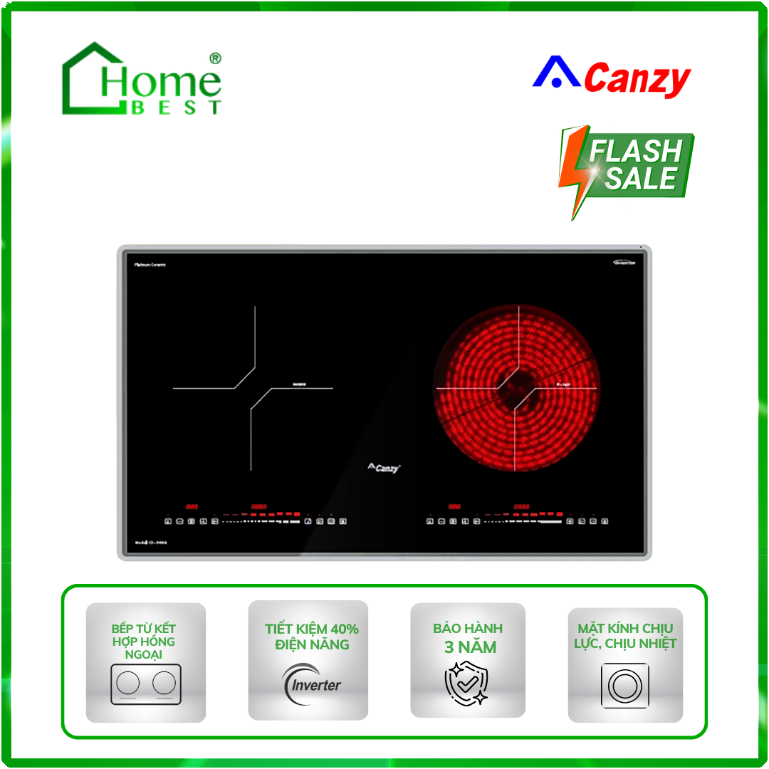Bếp từ kết hợp hồng ngoại Canzy CZ-54MG