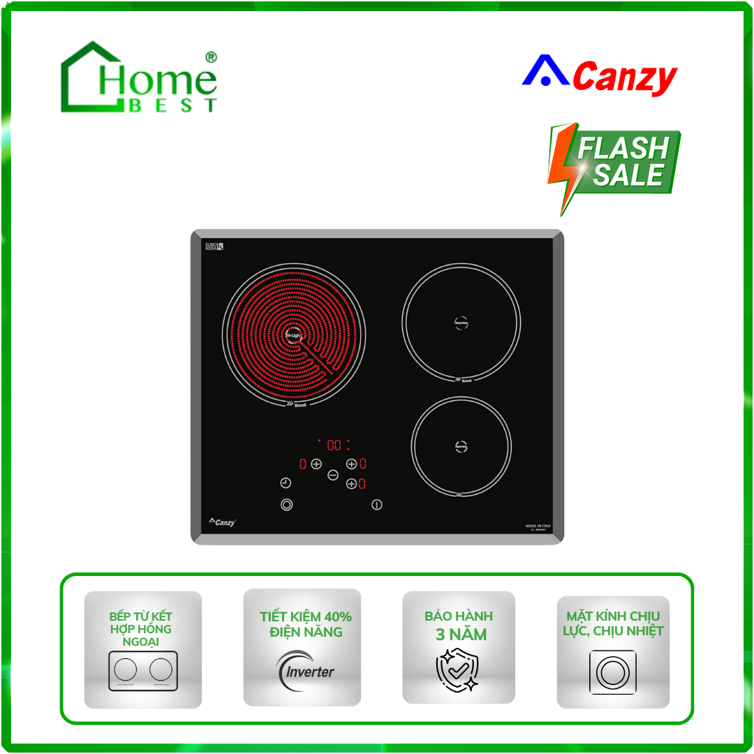 Bếp từ kết hợp hồng ngoại Canzy CZ-BMIX65I