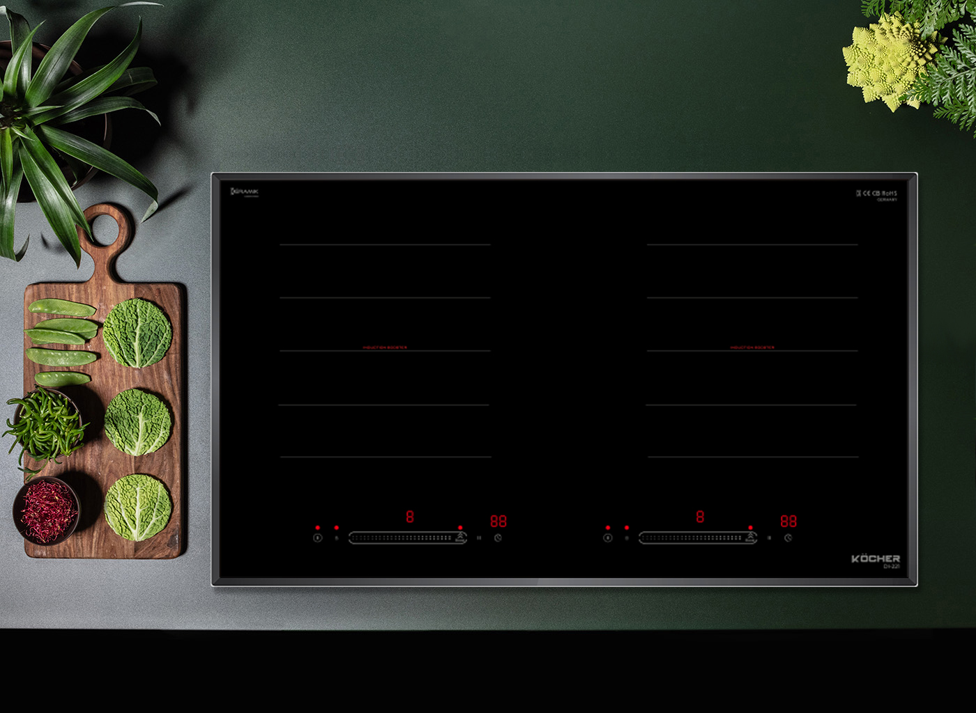 Bếp từ đôi Kocher DI-221