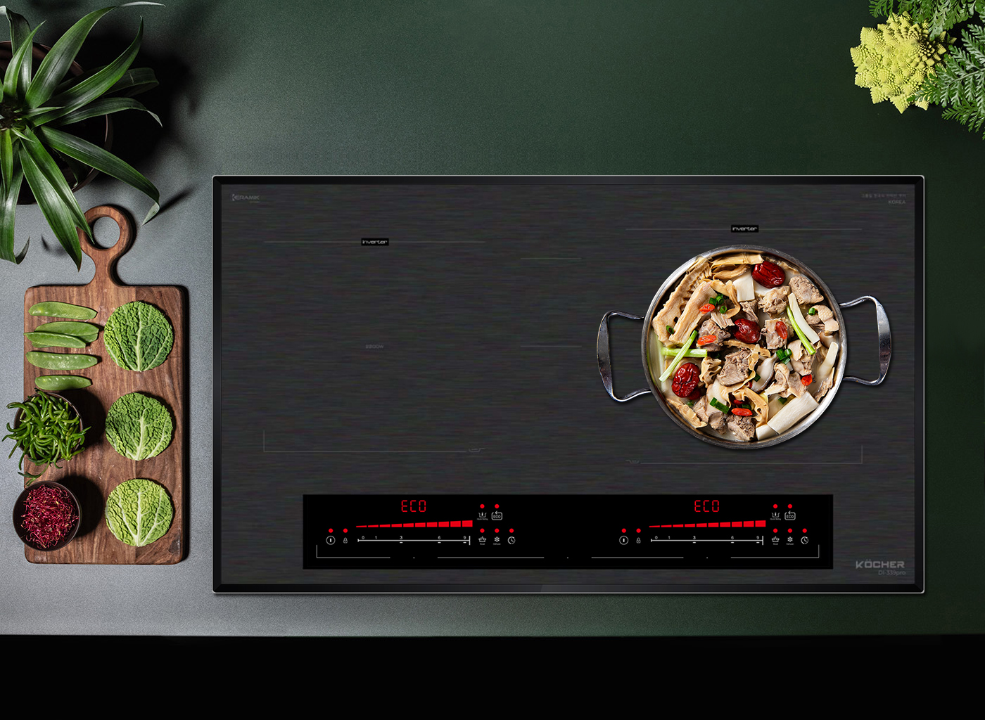 Bếp từ đôi Kocher DI-339Pro