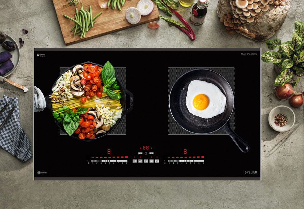Bếp từ đôi Spelier SPM 828I Pro