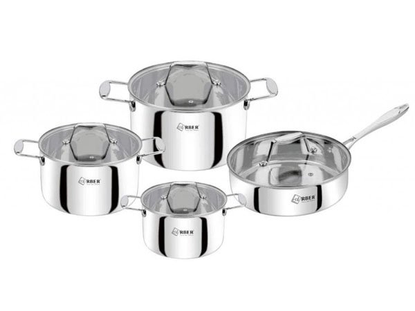 Bộ nồi inox 4 món Arber ABLUXURY03