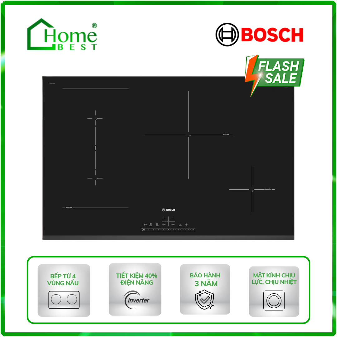 Bếp từ 4 vùng nấu Bosch HMH.PVS831FB5E