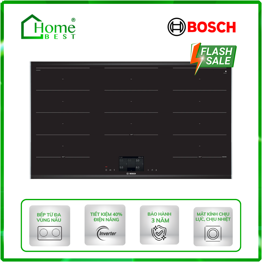 Bếp từ đa vùng nấu Bosch HMH.PXX975KW1E