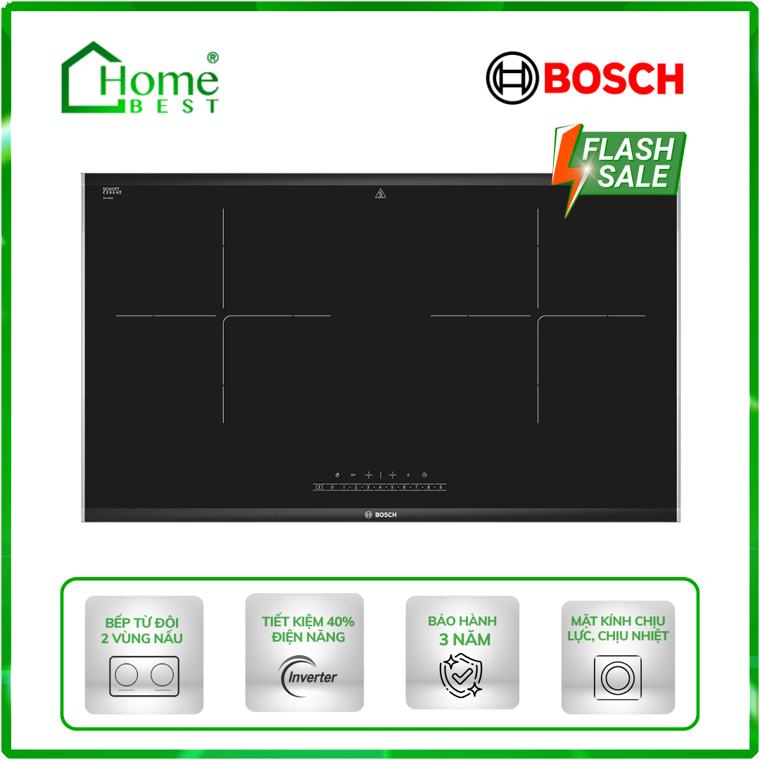 Bếp từ đôi Bosch PPI82560MS