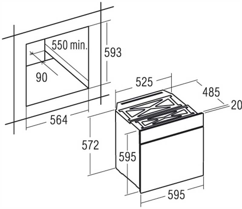 Lò nướng Cata HGR 110 AS WH