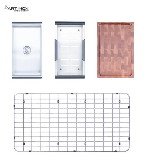 Chậu rửa chén 1 hộc NOBINOX ARTINOX NEWGO NA830