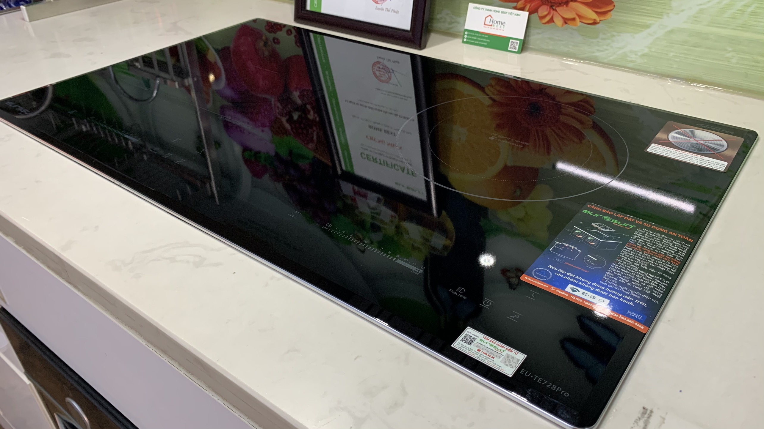 Bếp điện từ kết hợp hồng ngoại Eurosun EU-TE728Pro