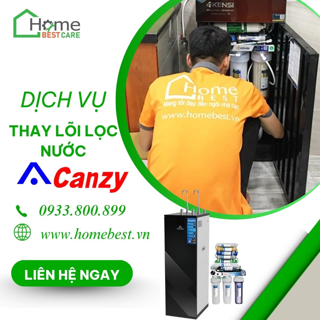 Dịch vụ thay lõi lọc nước Canzy