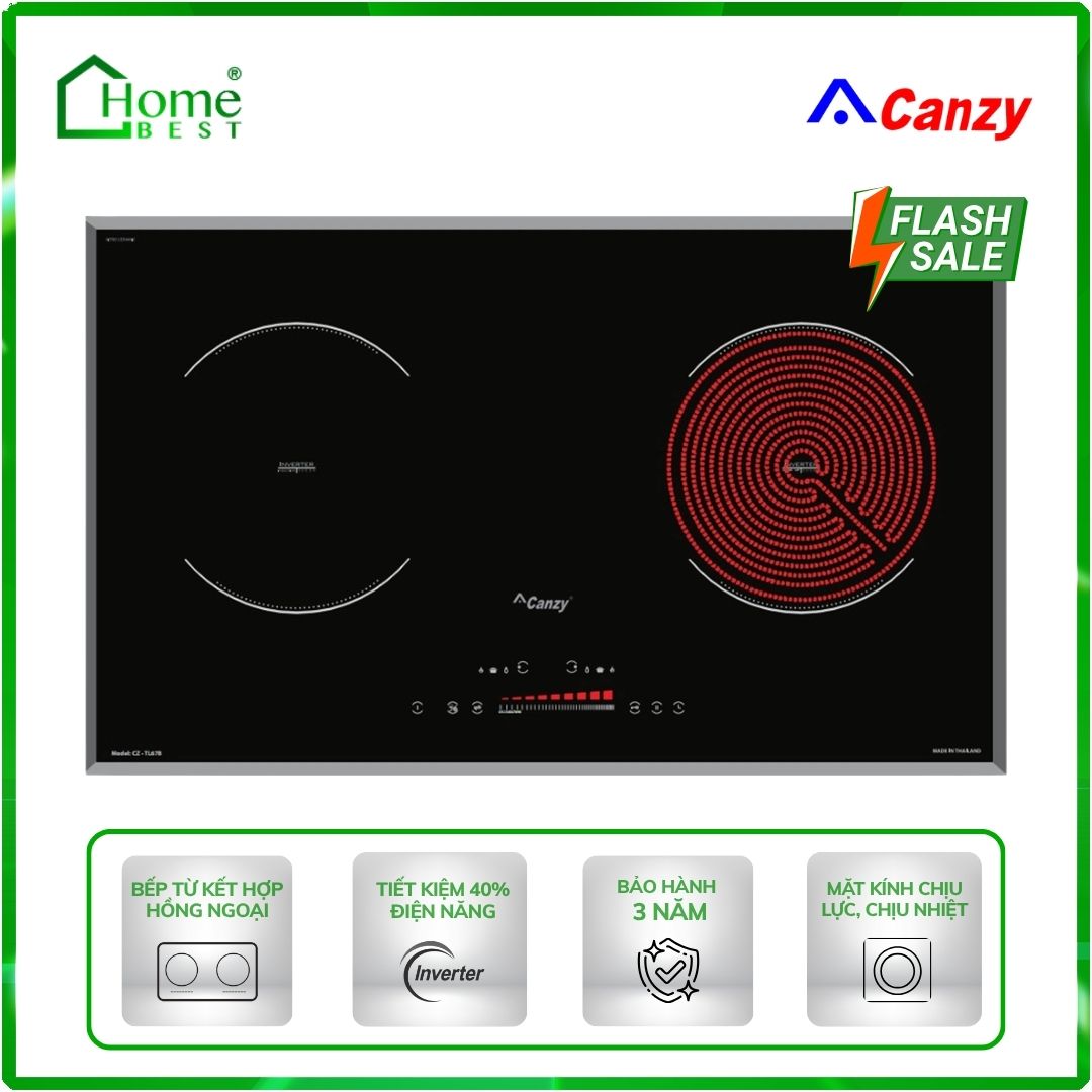 Bếp từ kết hợp hồng ngoại Canzy CZ-TL67B