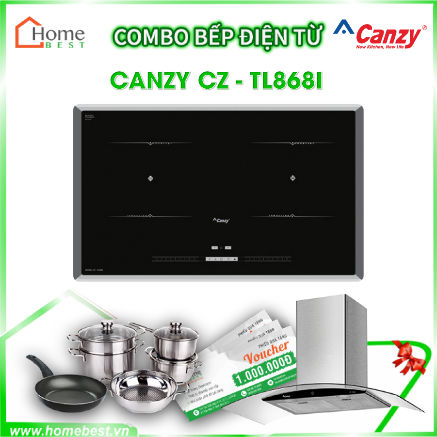 (Combo) Bếp từ đôi Canzy CZ-TL868I