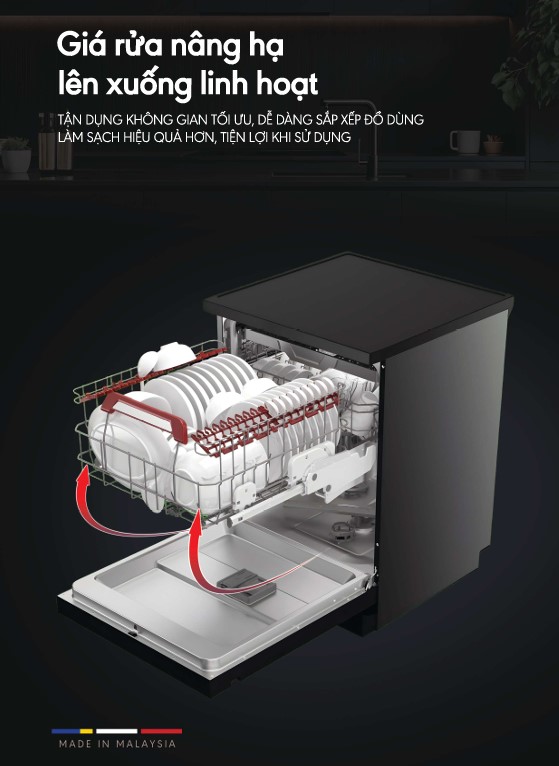 Máy rửa chén Canzy CZ B15EU TORNADO PRO