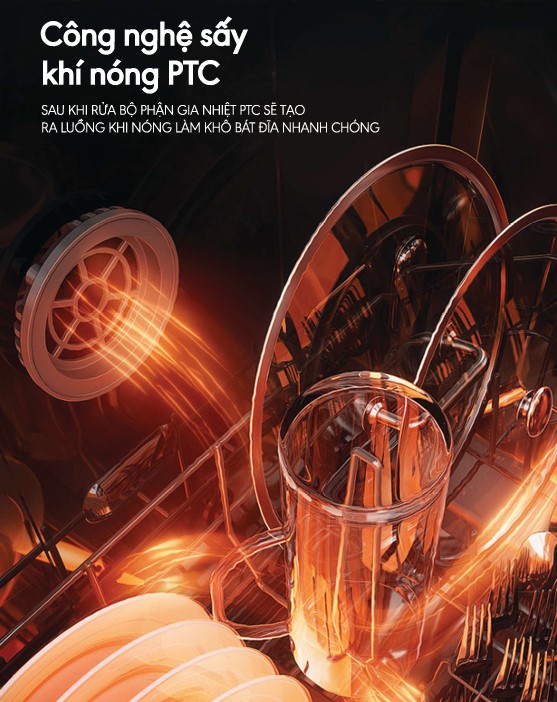 Máy rửa chén Canzy CZ B15EU TORNADO PRO