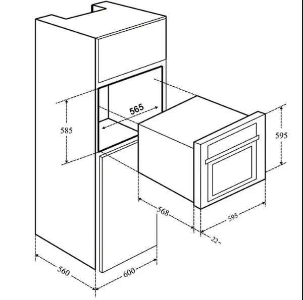 Lò nướng âm tủ Canzy CZ-09DL