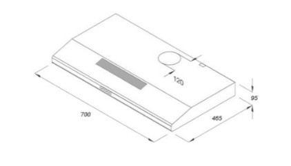 Máy hút khói, hút mùi cổ điển KAFF KF-S70HD