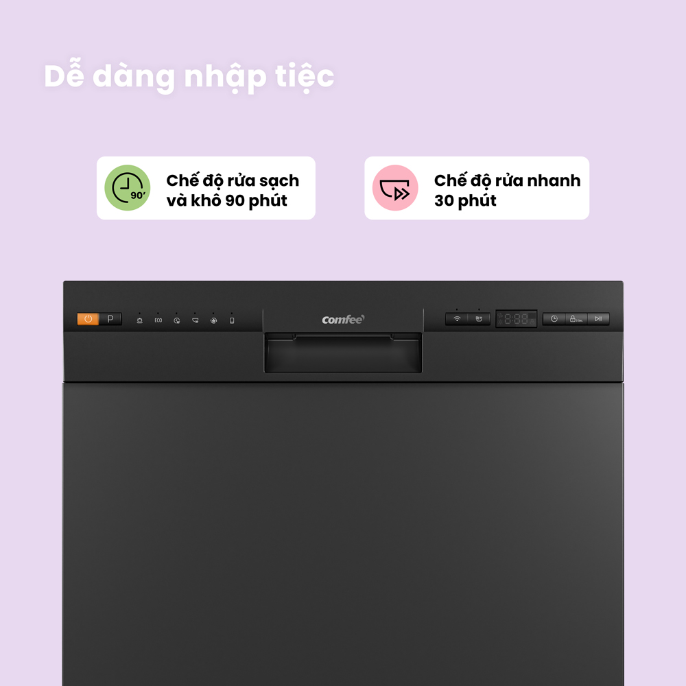 Máy rửa chén COMFEE EZ Go Series CDW-8F60RB