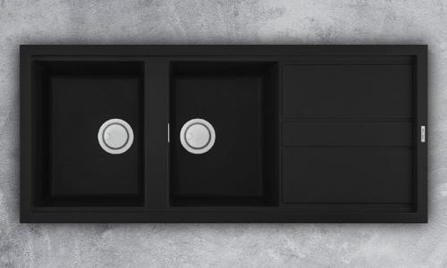 Chậu rửa bằng đá Malloca NERO K - 50040