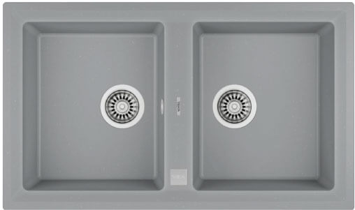Chậu rửa đá 2 hộc Teka STONE 90B TG 2B (GREY)