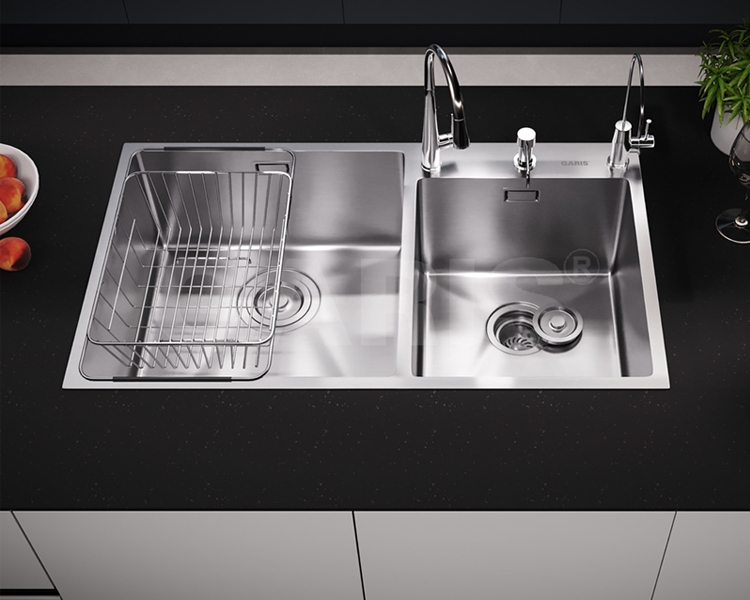Chậu rửa bát 2 hộc inox Garis GS21.82