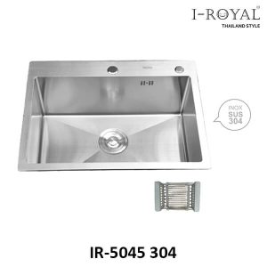 COMBO CHẬU RỬA CHÉN BÁT INOX 304 ĐÚC I-ROYAL IR-5045 304