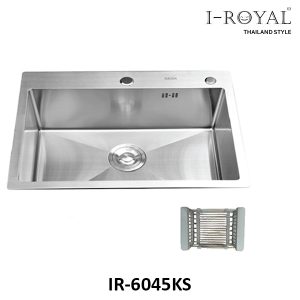 COMBO CHẬU RỬA CHÉN BÁT INOX 304 ĐÚC I-ROYAL IR-6045 304