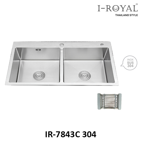 Chậu rửa inox I-ROYAL IR-7843C