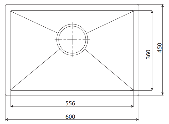 Chậu rửa inox KAFF HM6045BI