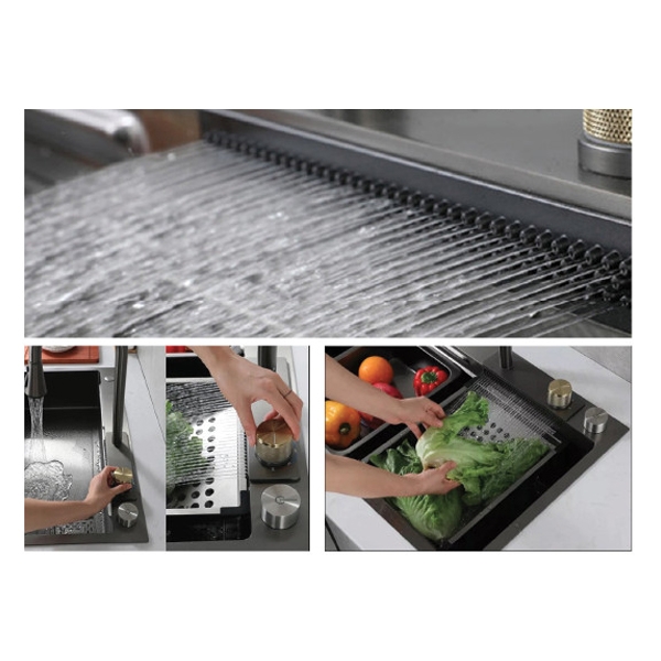 Chậu rửa inox KAFF KF-UM7546B