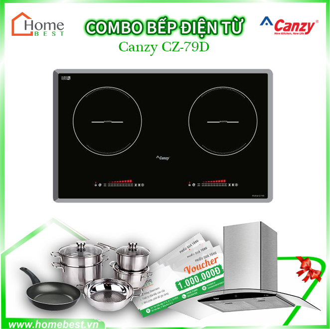 (Combo) Bếp từ đôi Canzy CZ-79D