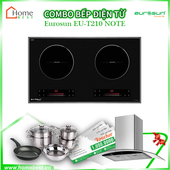 (Combo) Bếp từ đôi Eurosun EU-T210 Pro