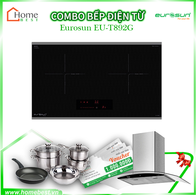 (Combo) Bếp từ đôi Eurosun EU-T892G